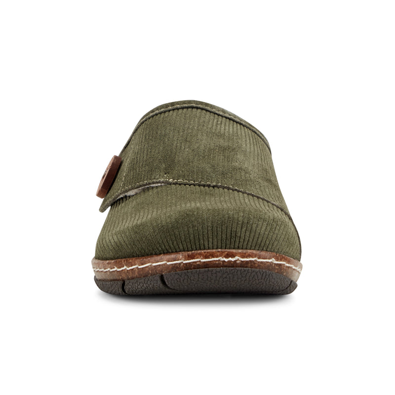 Ezra Round Toe Casual Slip-on Flat Clogs