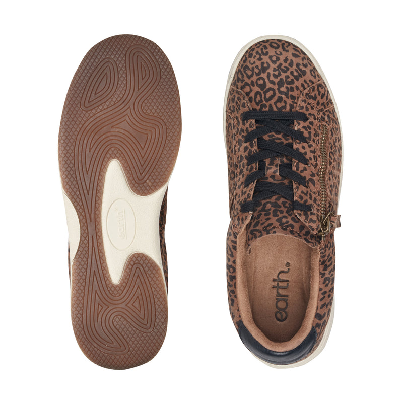 Netta Round Toe Casual Lace-up Sneakers