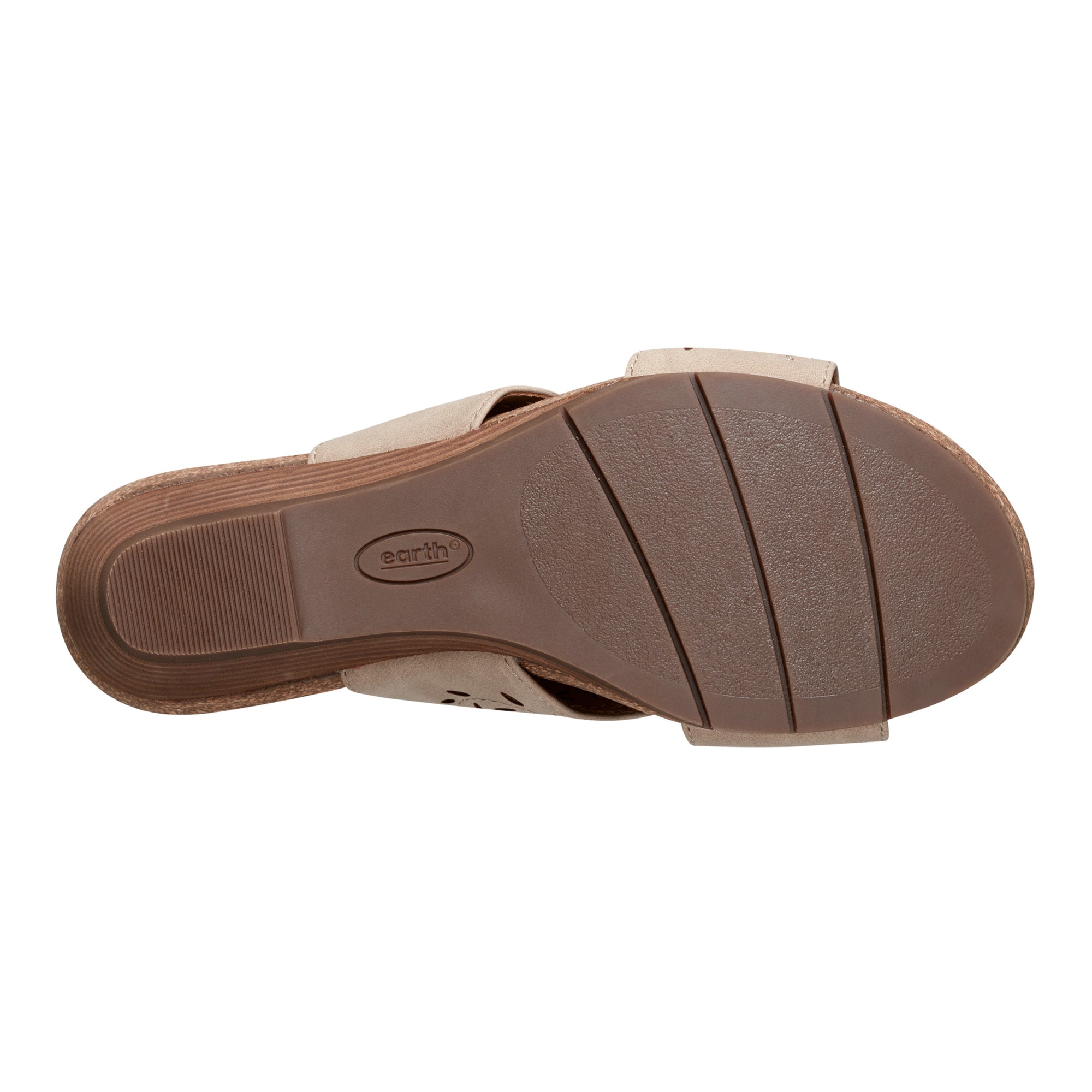 Halin Round Toe Slingback Wedge Sandals