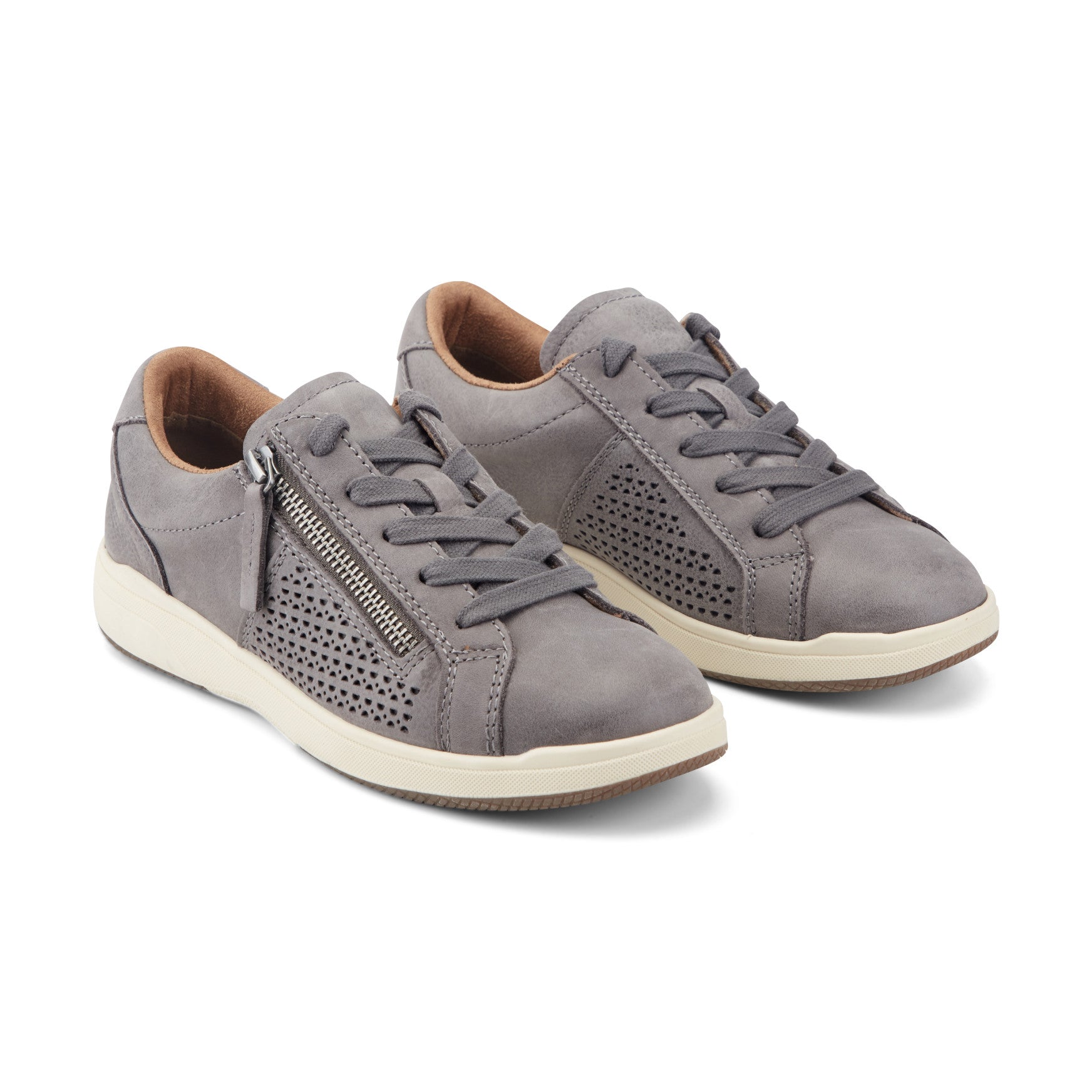 Netta Round Toe Casual Lace-up Sneakers