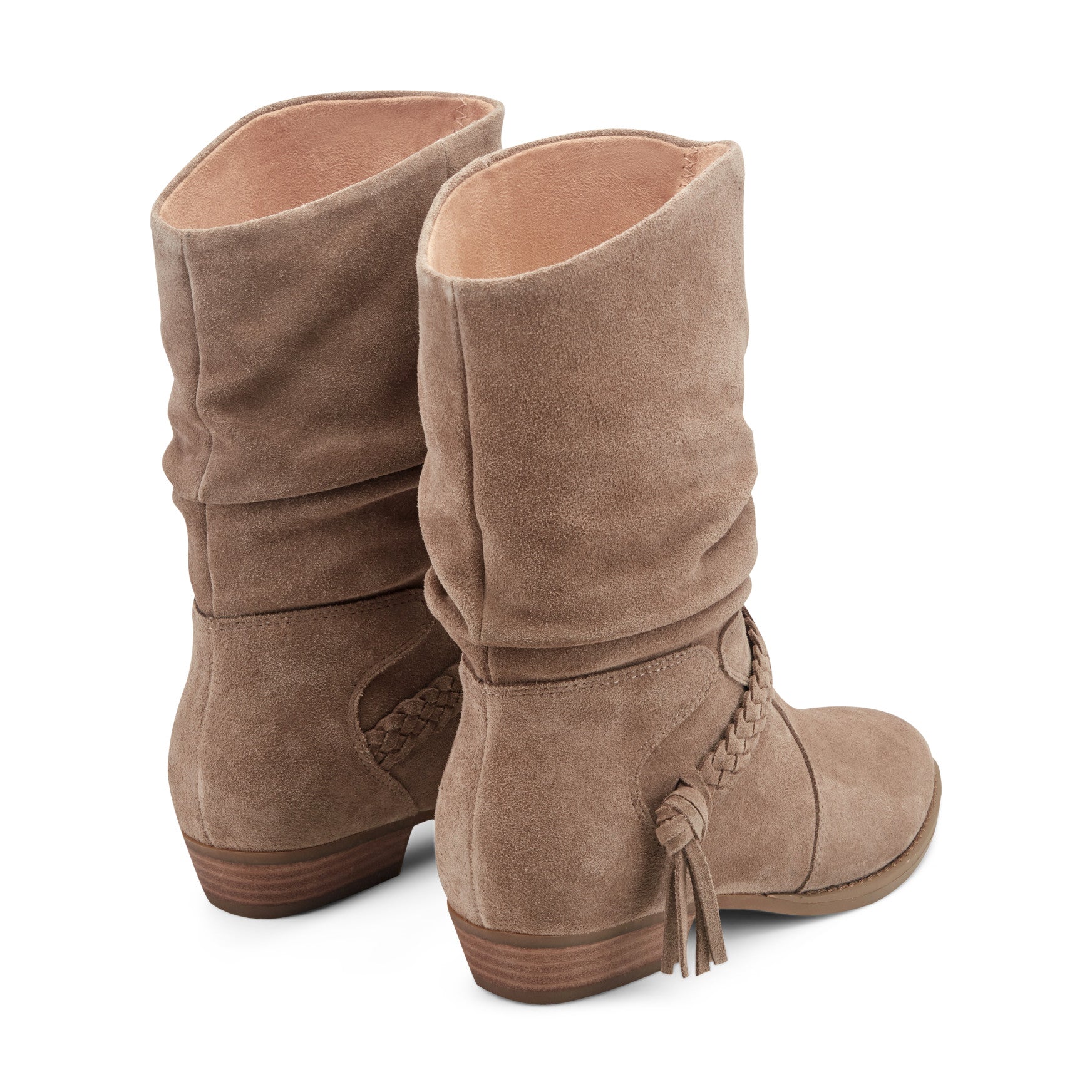Printy Ruched Booties