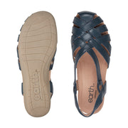 Berri Woven Casual Round Toe Slip-on Sandals