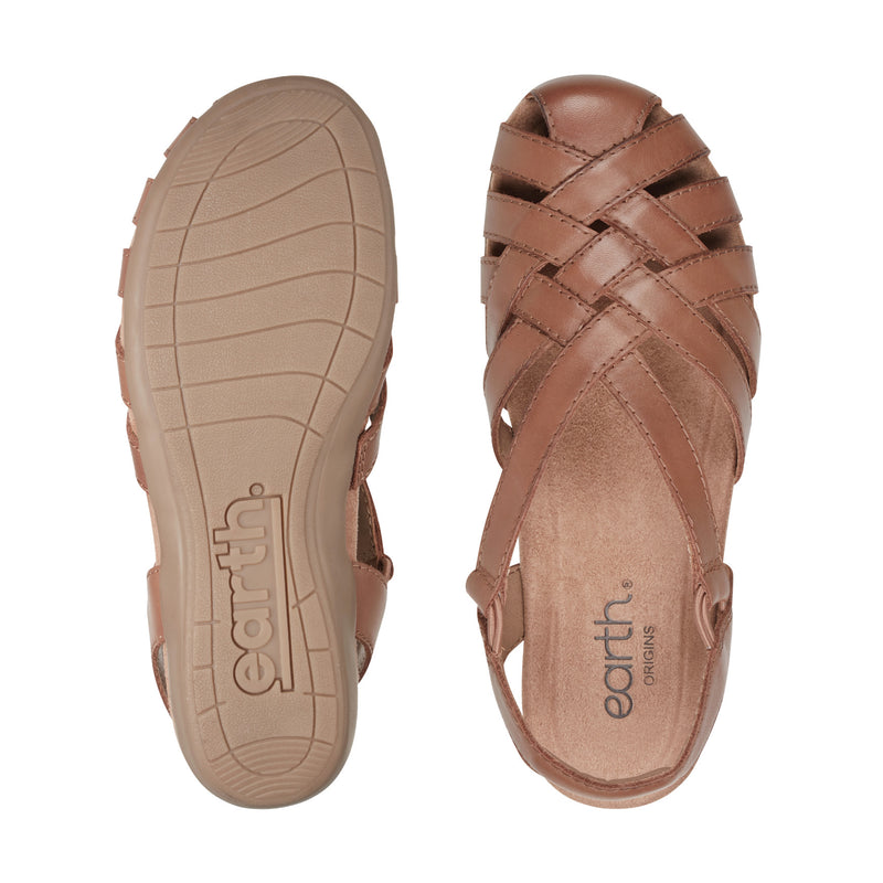 Berri Woven Casual Round Toe Slip-on Sandals