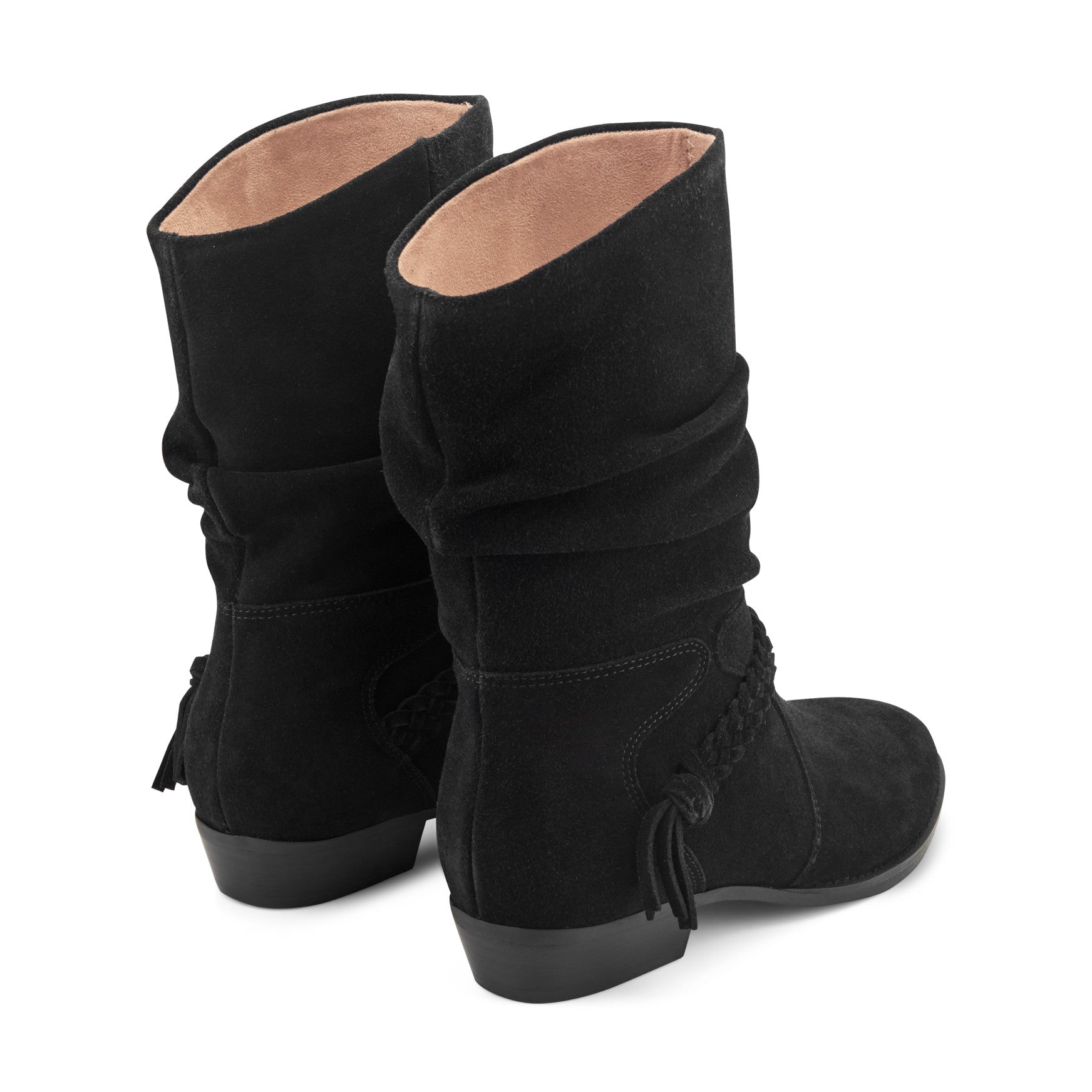 Printy Ruched Booties