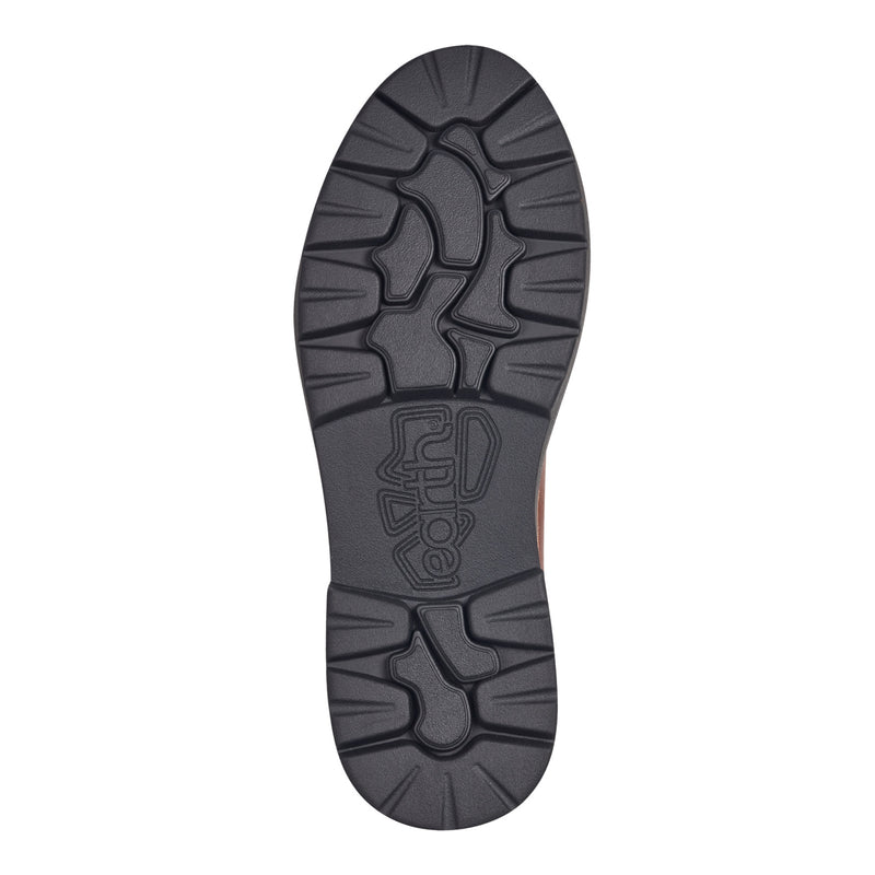 Zalor Round Toe Lug Sole Casual Slip-on Loafers