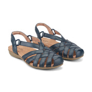 Berri Woven Casual Round Toe Slip-on Sandals