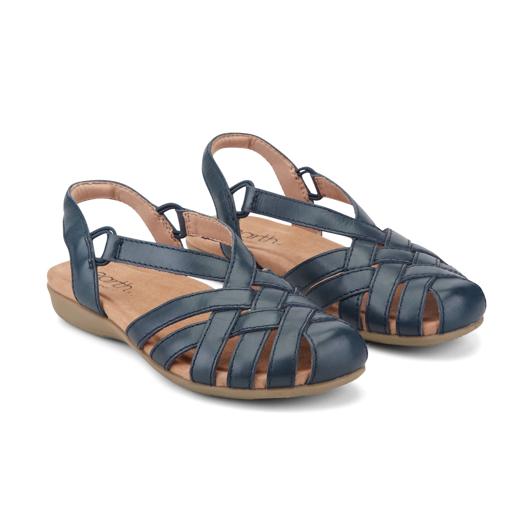 Berri Woven Casual Round Toe Slip-on Sandals
