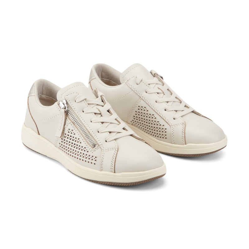 Netta Round Toe Casual Lace-up Sneakers