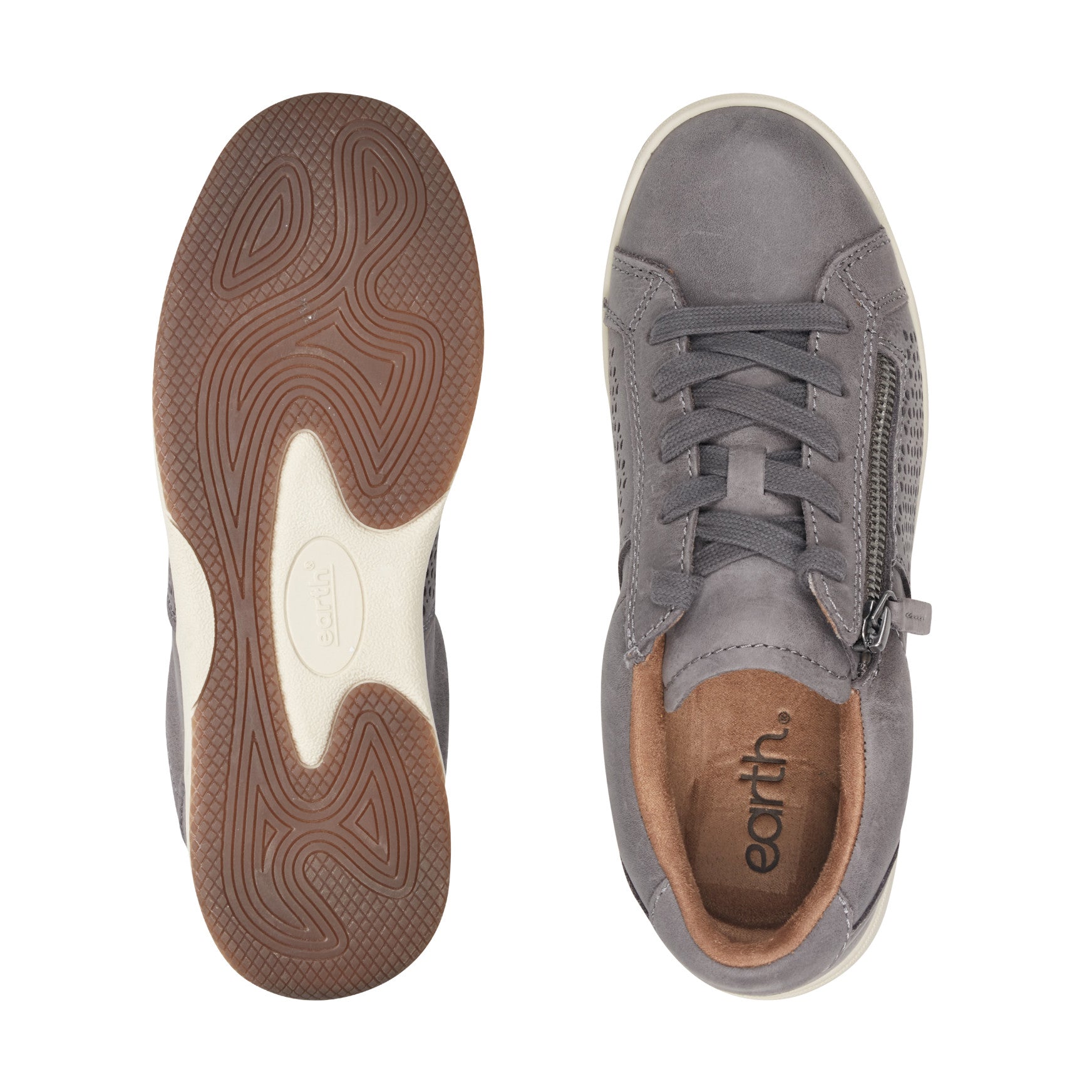Netta Round Toe Casual Lace-up Sneakers