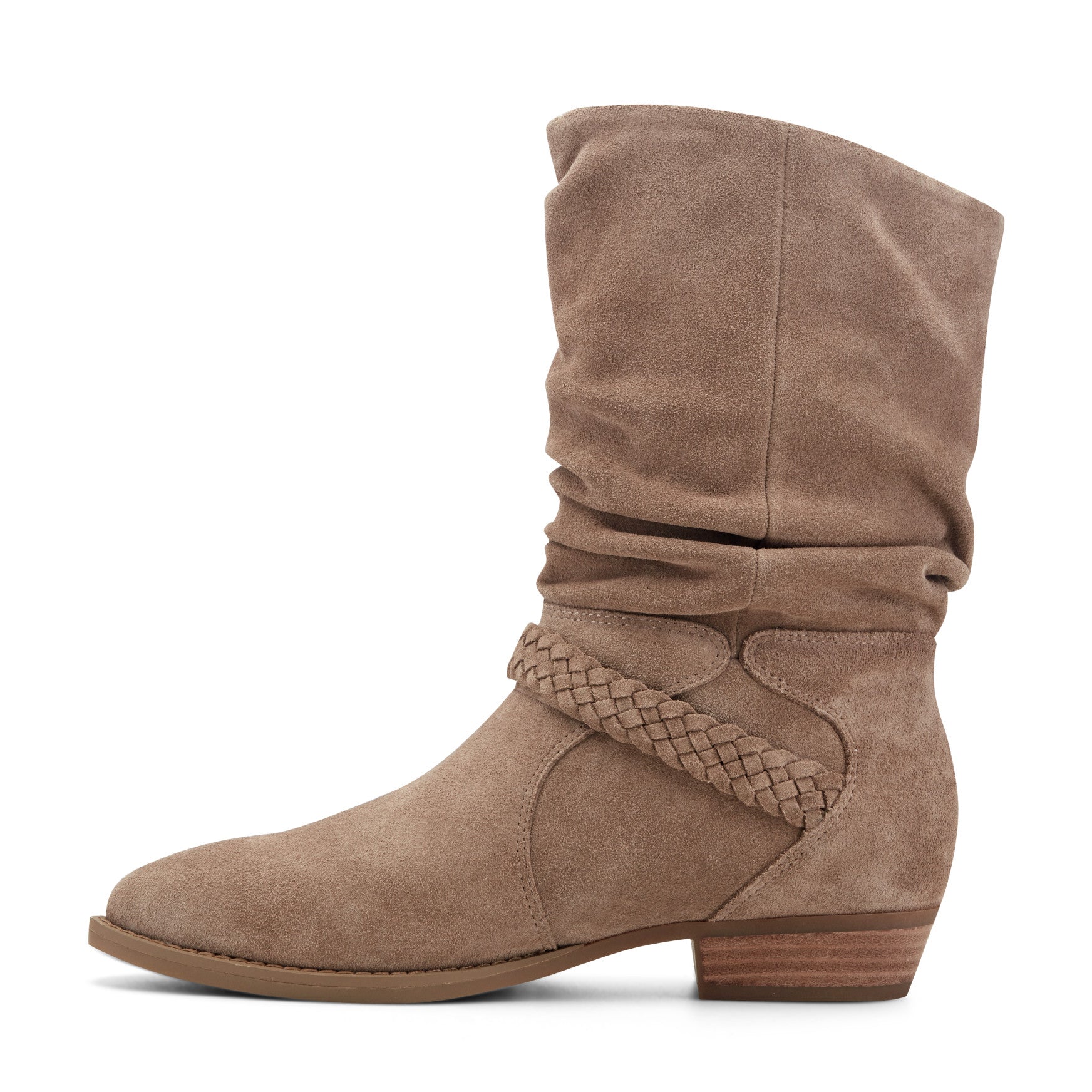 Printy Ruched Booties