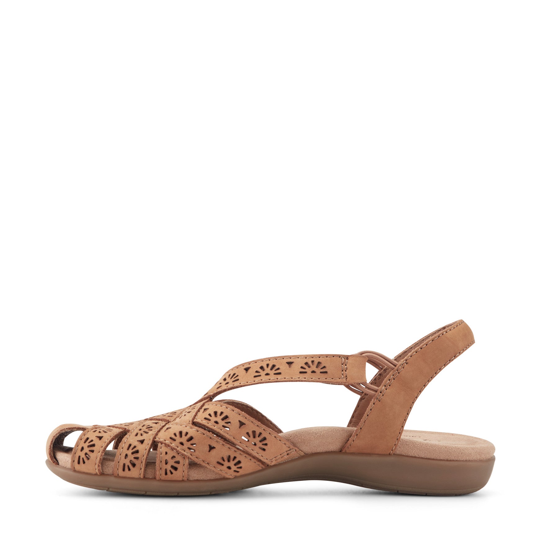 Briel Round Toe Casual Slingback Flat Sandals