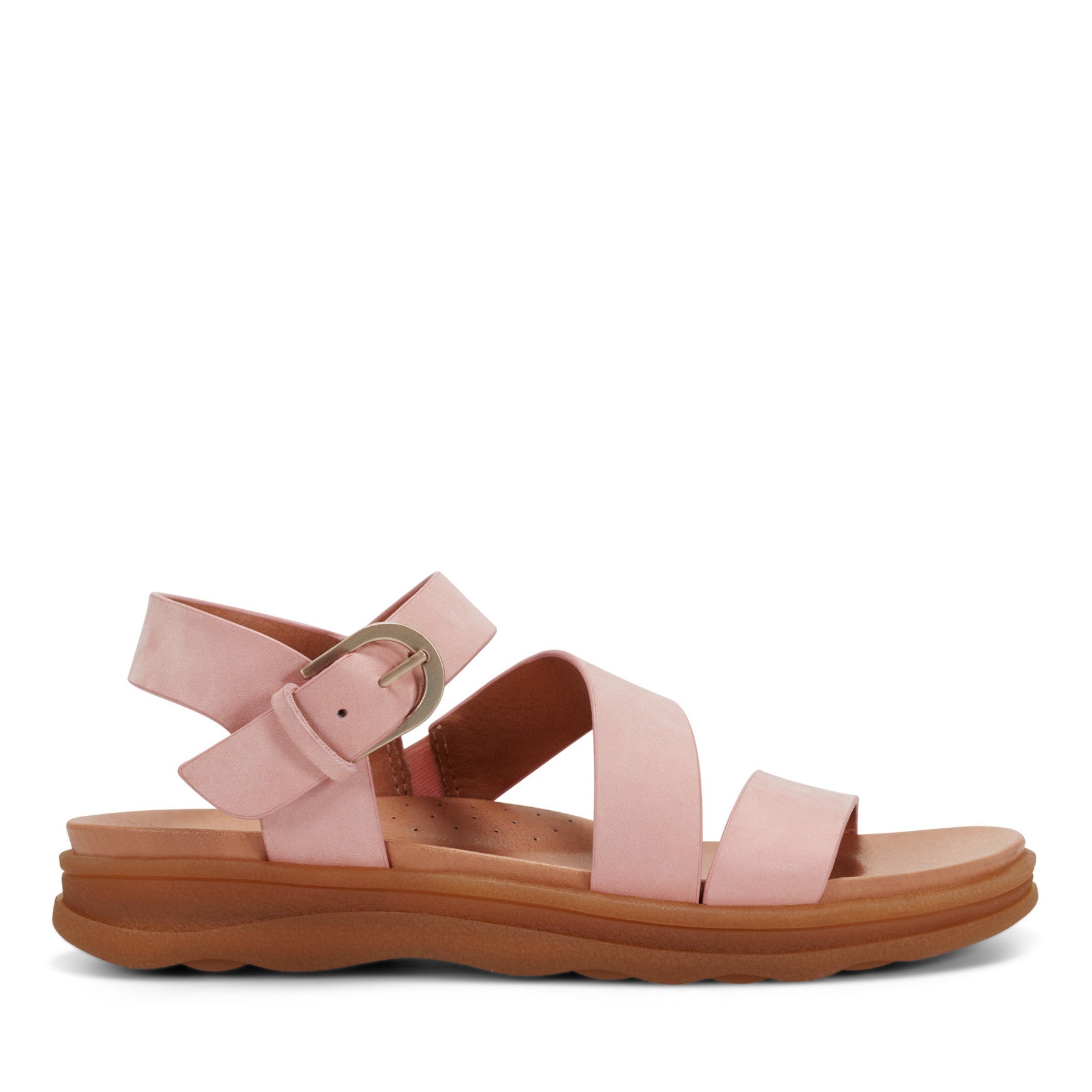 Lainey Casual Strappy Round Toe Flat Sandals