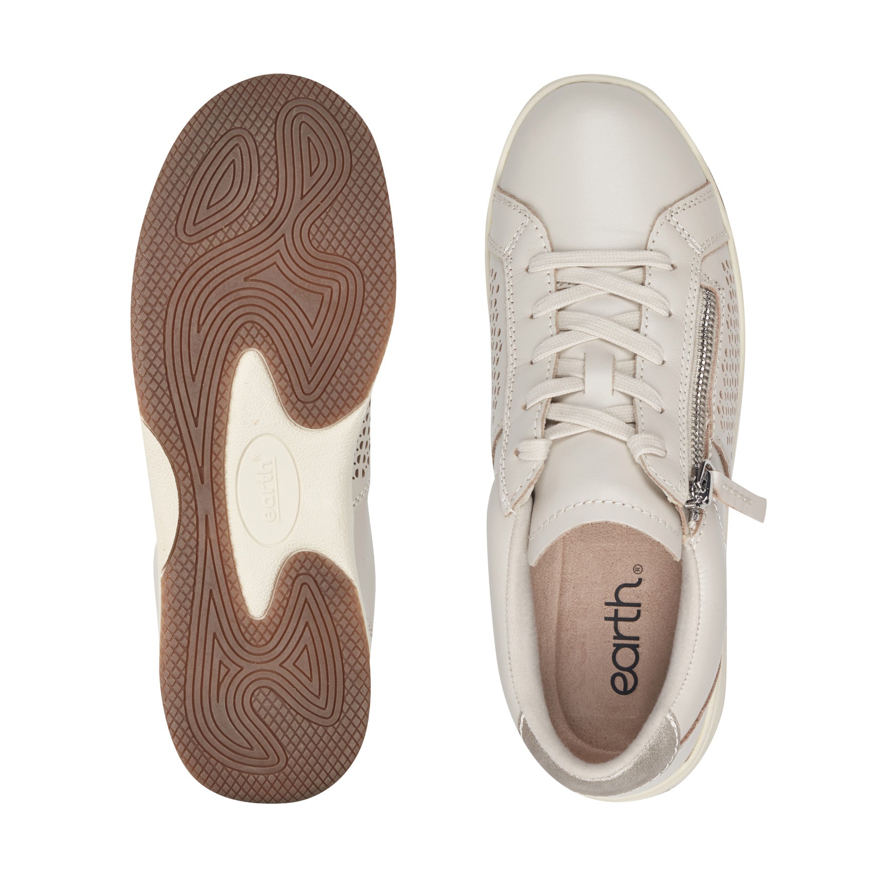 Netta Round Toe Casual Lace-up Sneakers