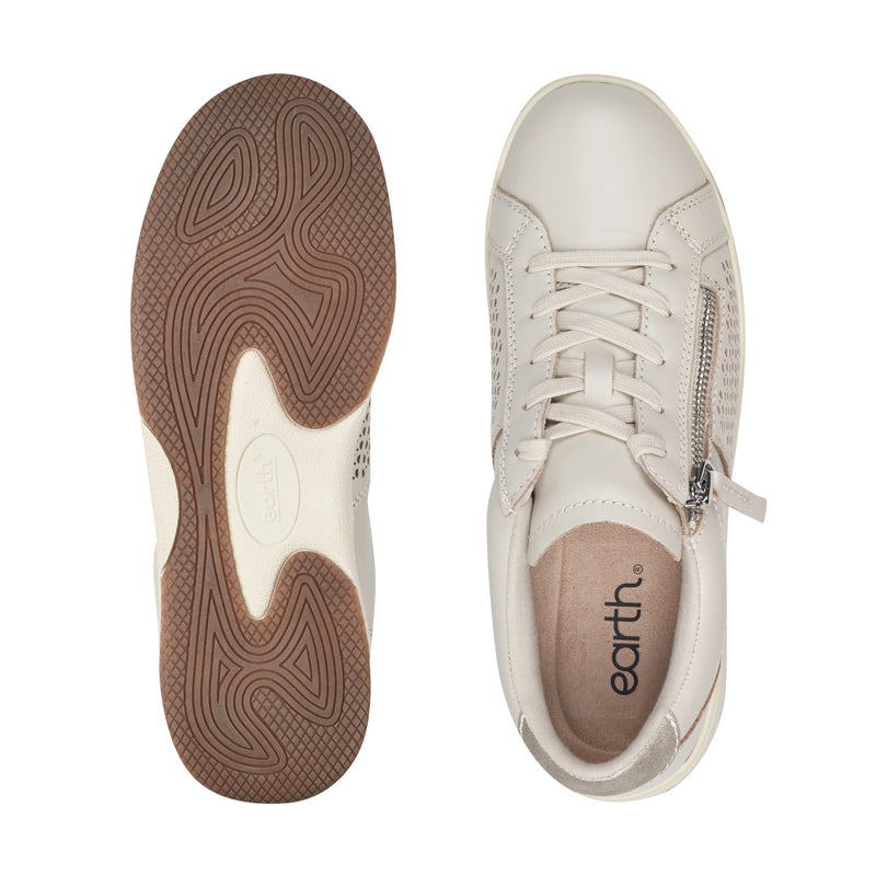 Netta Round Toe Casual Lace-up Sneakers