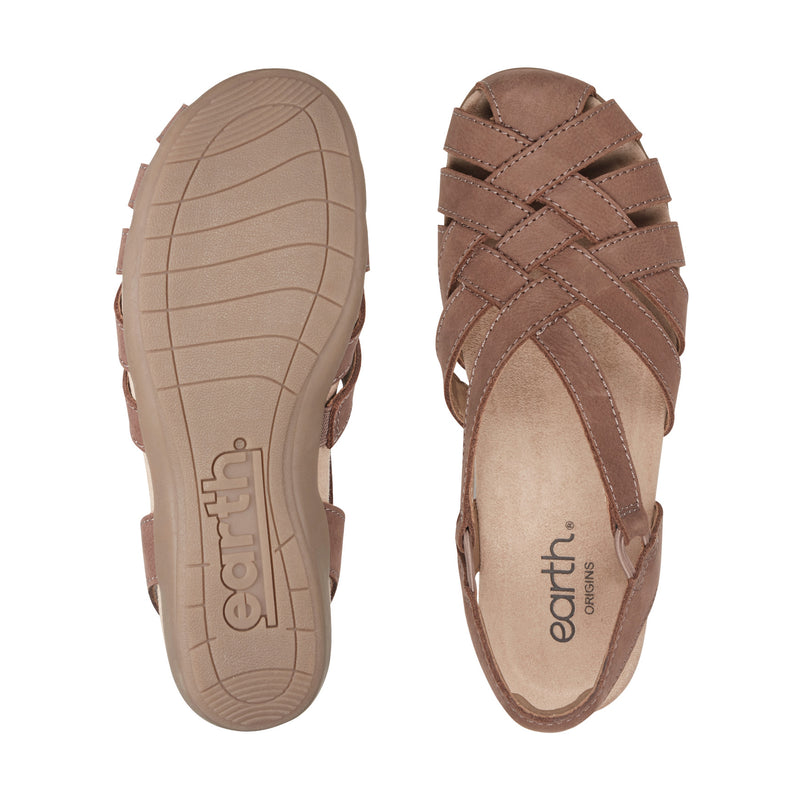 Berri Woven Casual Round Toe Slip-on Sandals