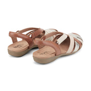 Berri Woven Casual Round Toe Slip-on Sandals