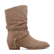 Printy Ruched Booties