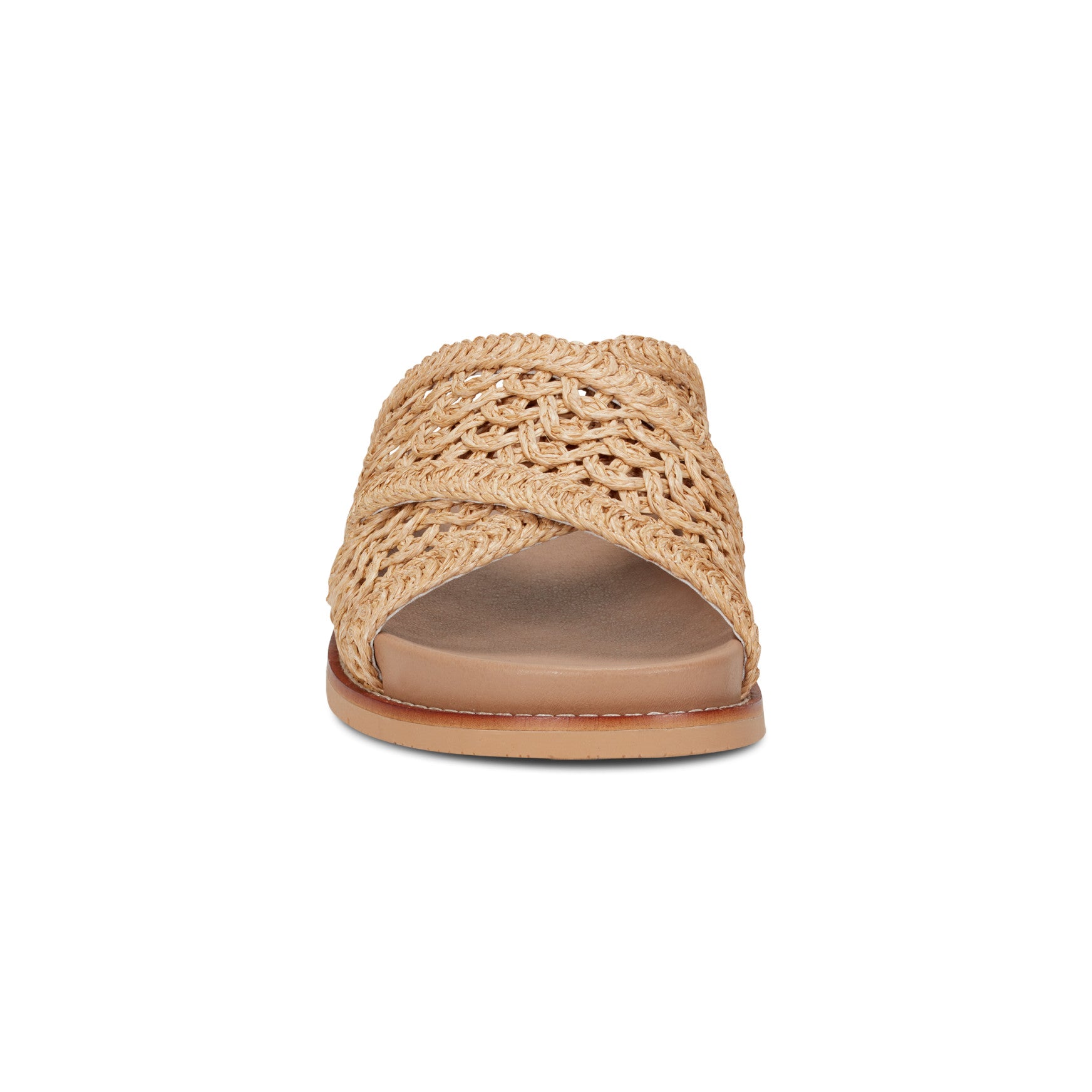 Flurry Round Toe Slip-on Flat Casual Sandals
