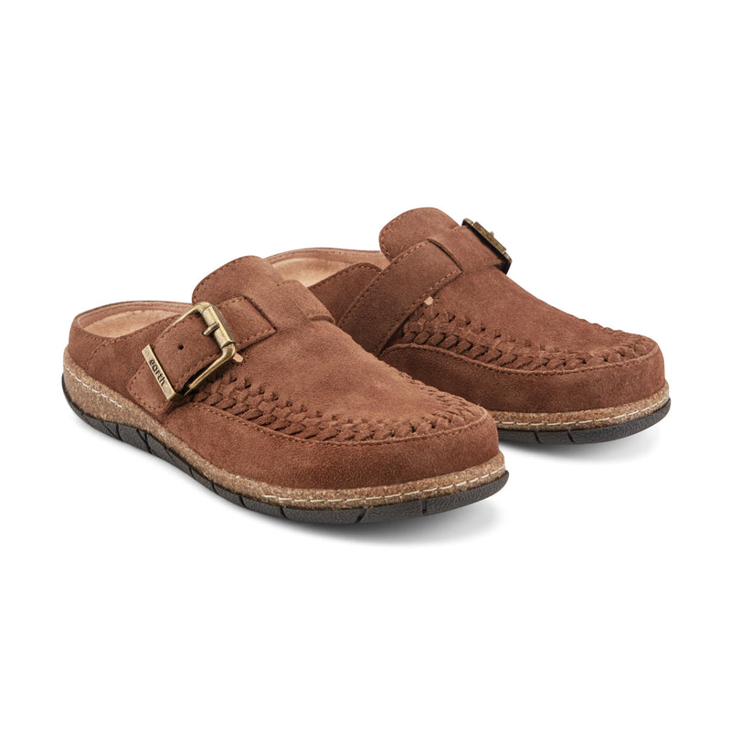 Eileen Braided Suede Clogs