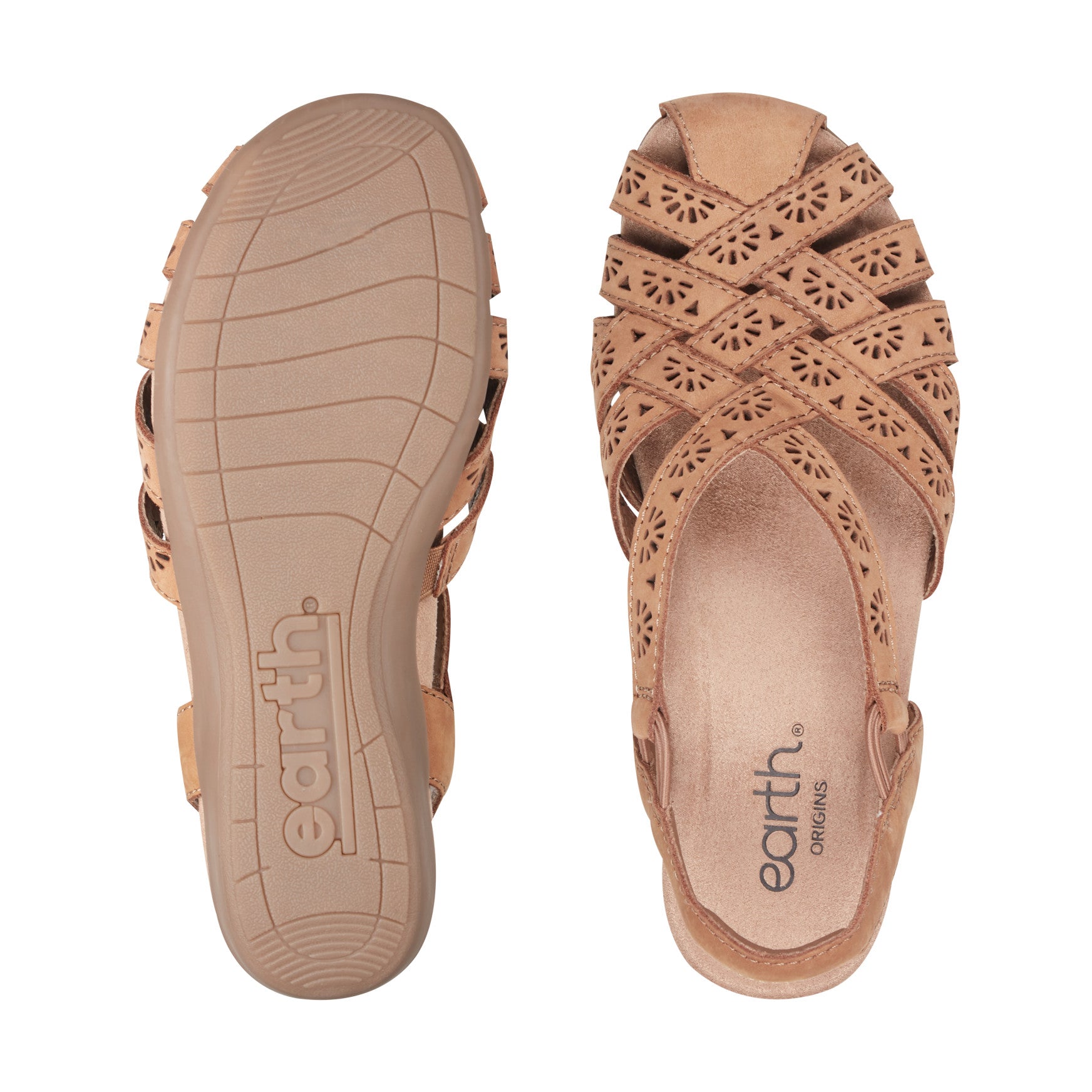 Briel Round Toe Casual Slingback Flat Sandals