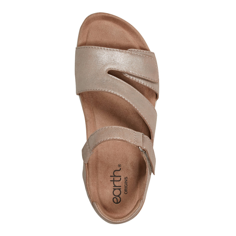 Sureal Casual Strappy Round Toe Flat Sandals