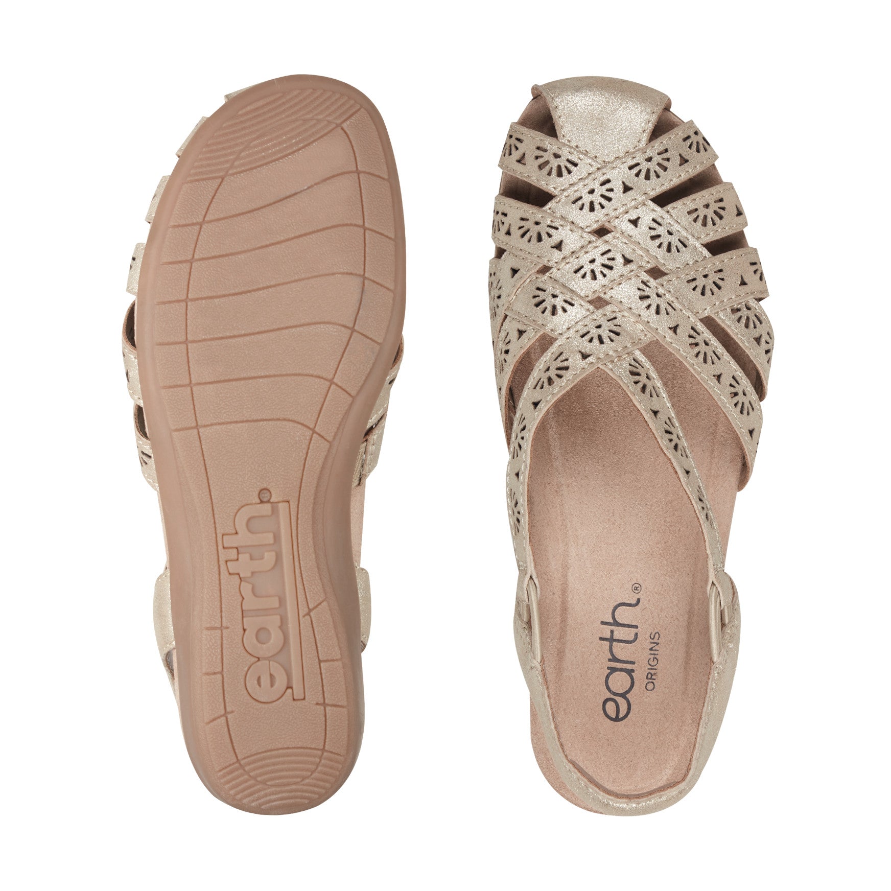 Briel Round Toe Casual Slingback Flat Sandals