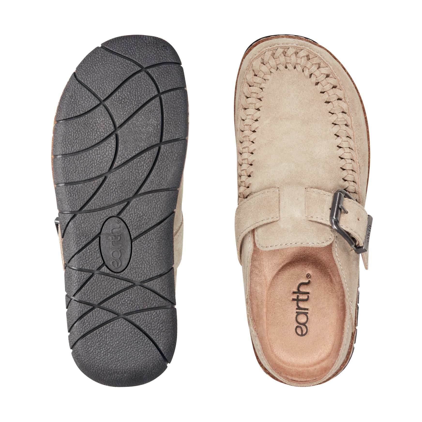 Eileen Braided Suede Clogs