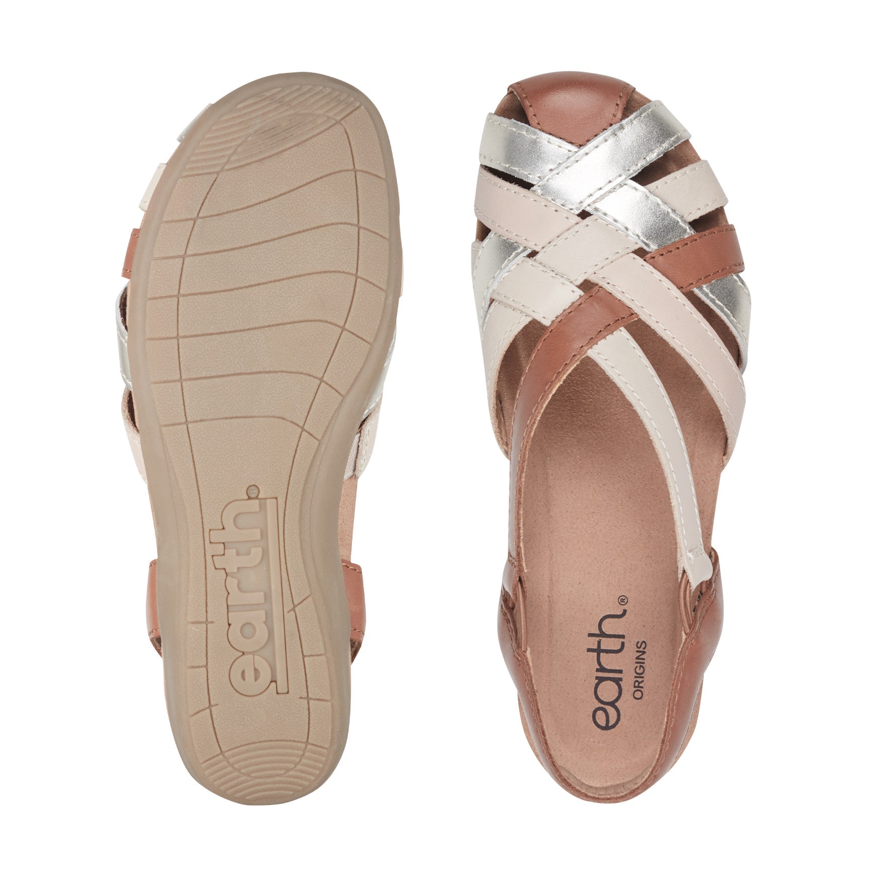 Berri Woven Casual Round Toe Slip-on Sandals