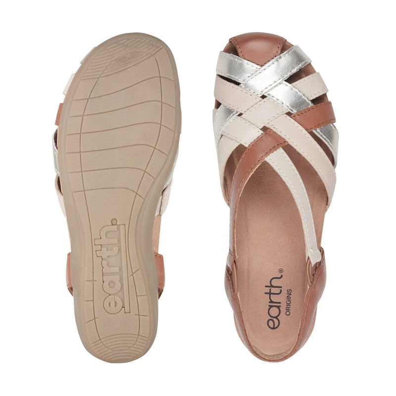 Berri Woven Casual Round Toe Slip-on Sandals