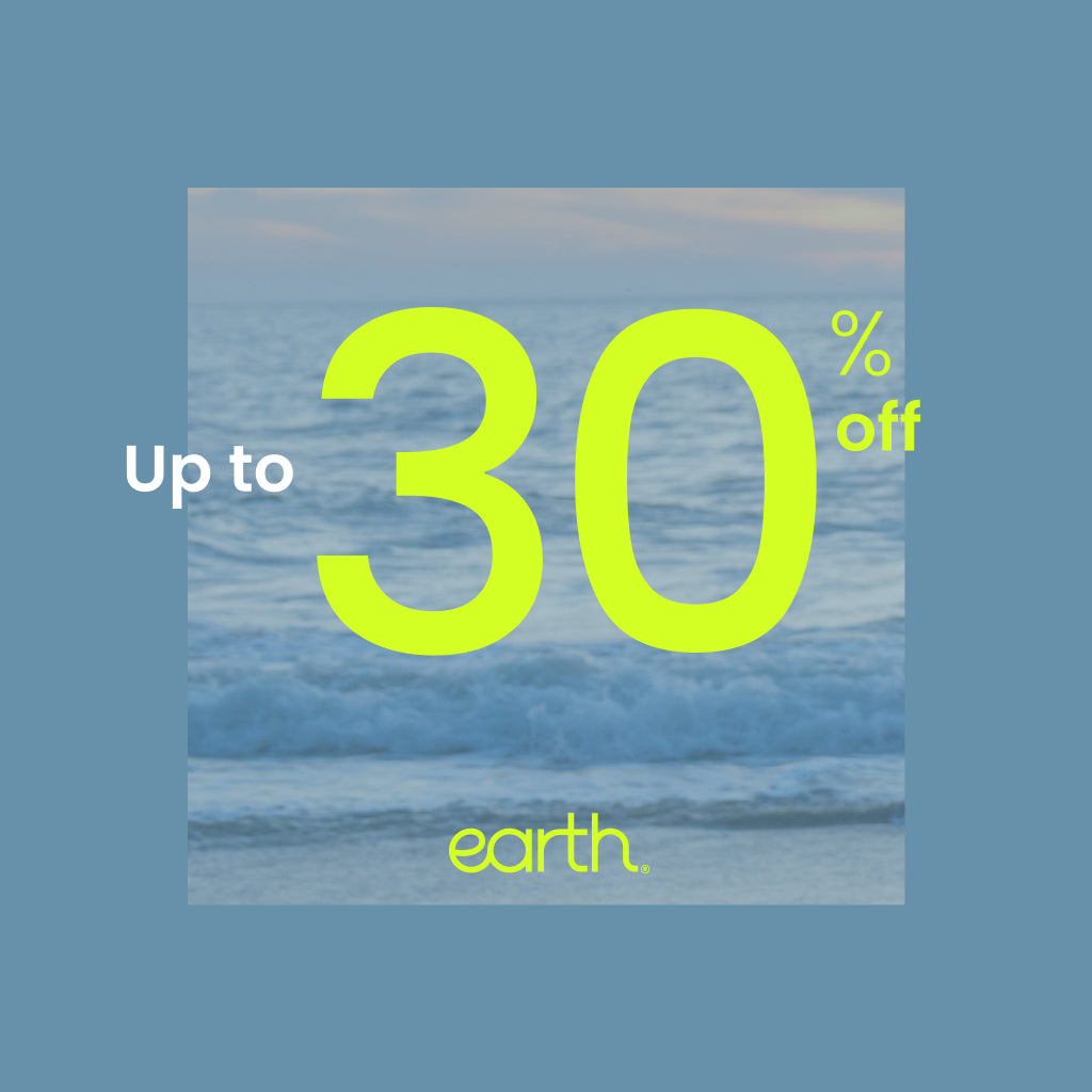 Earth Up to 30% Off Promotional Banner
