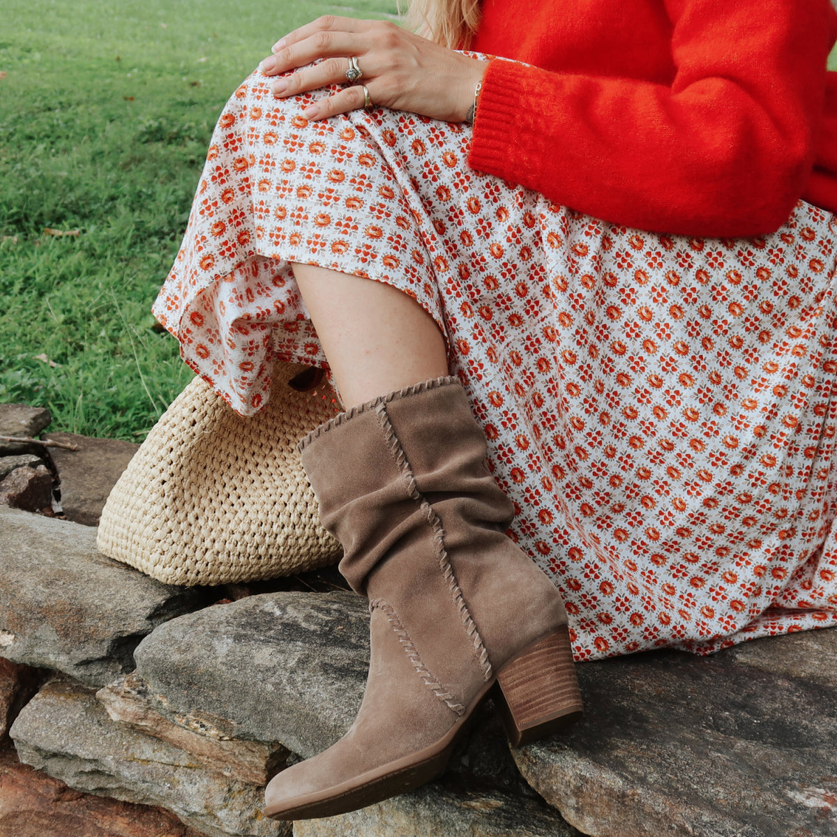 Venla Heeled Suede Boots