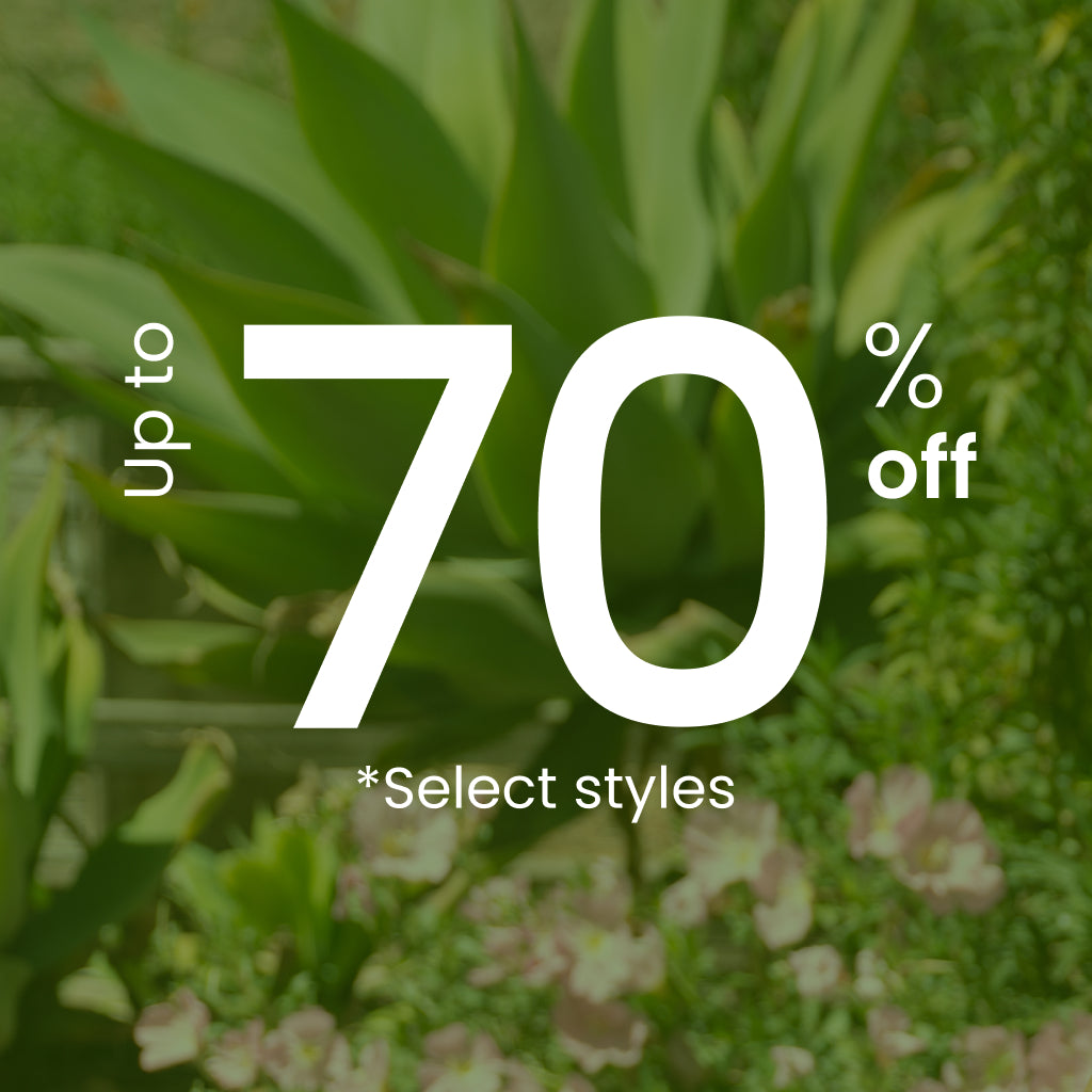 Up to 70% off select styles collection