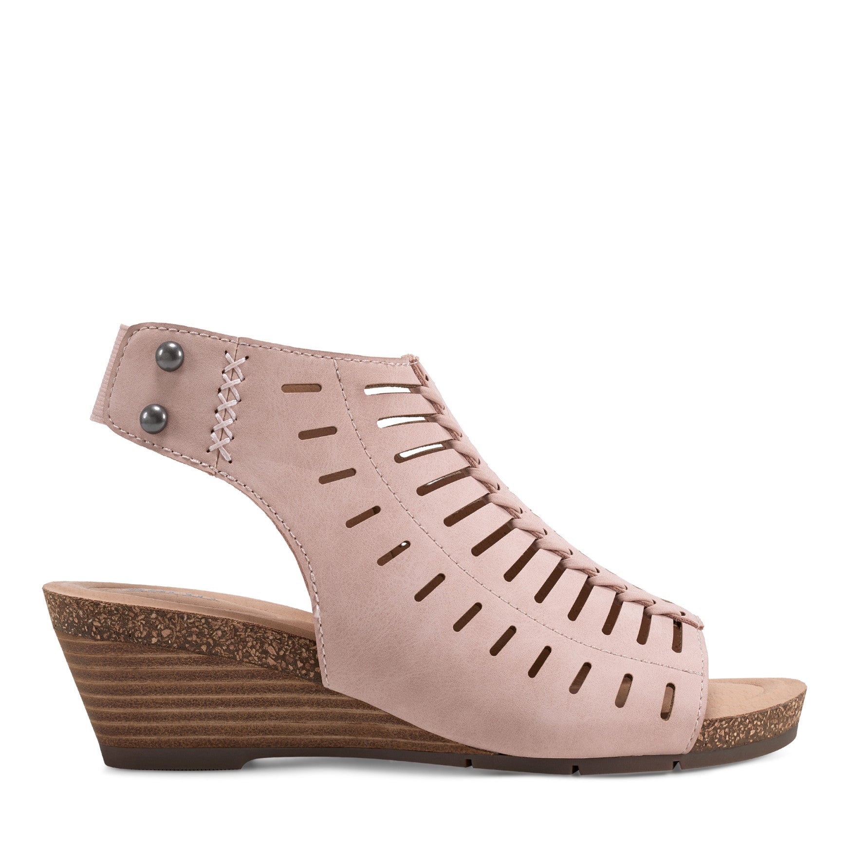 Hana Round Toe Laser Cut Dress Sandals