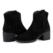 Irene Round Toe Block Heel Casual Booties