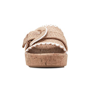Samsy Casual Slip-on Wedge Platform Sandals