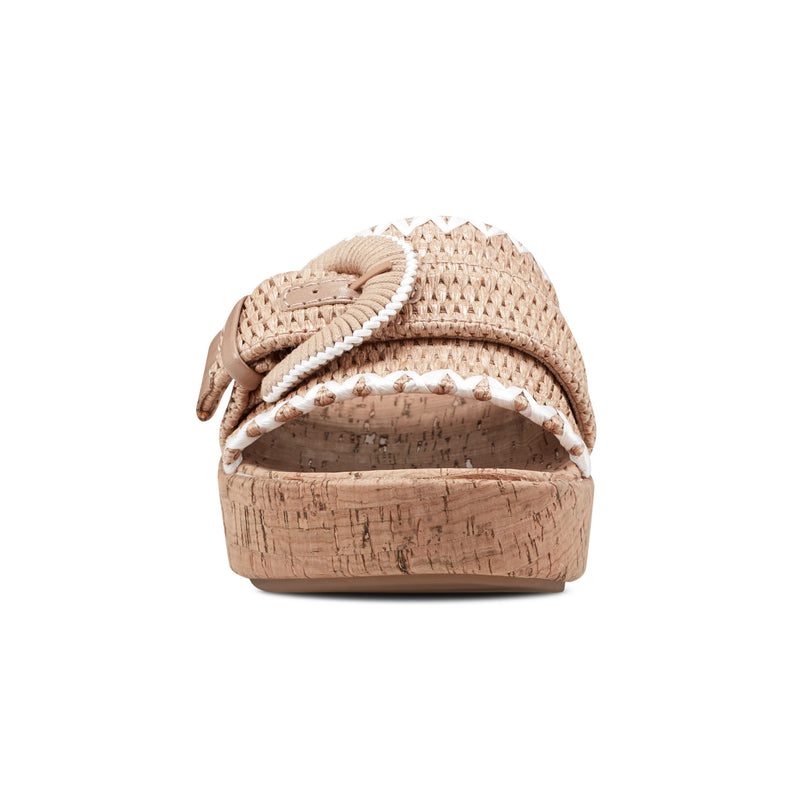 Samsy Casual Slip-on Wedge Platform Sandals