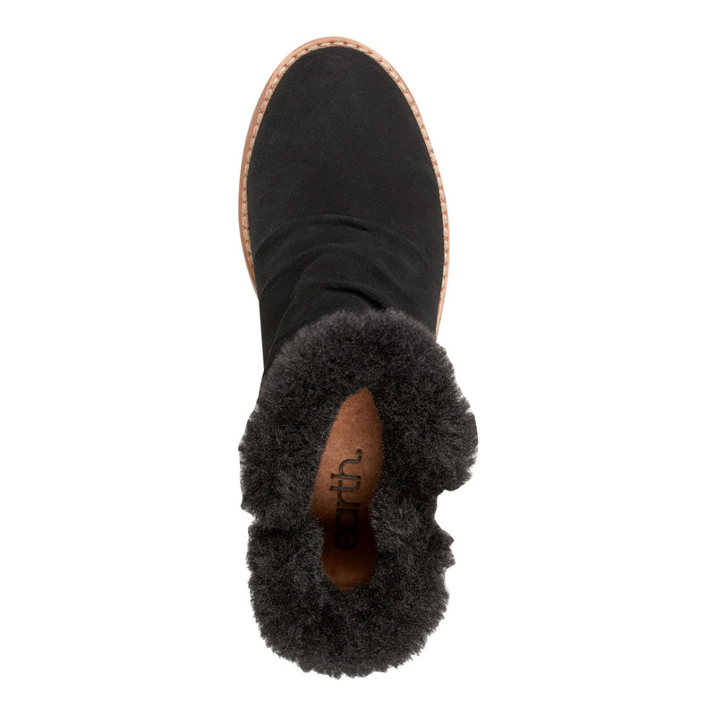 Yara Waterproof Suede Lug Sole Ankle Booties