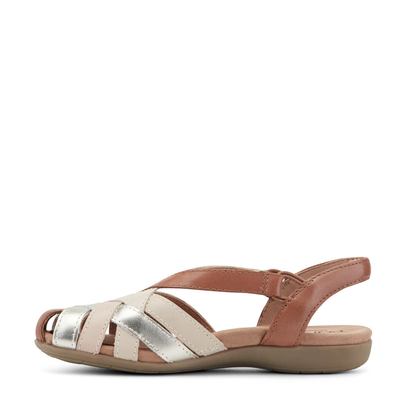Berri Woven Casual Round Toe Slip-on Sandals