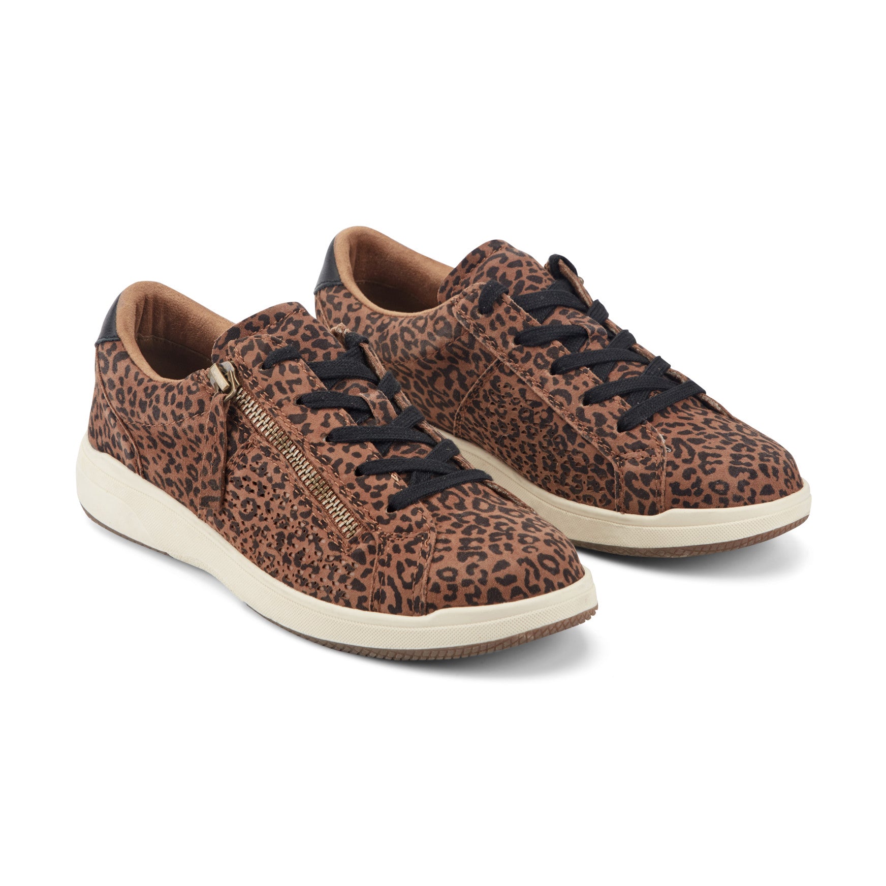 Netta Round Toe Casual Lace-up Sneakers