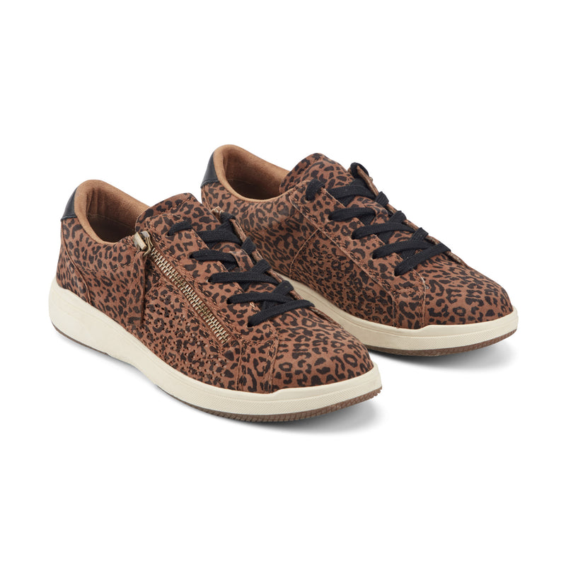 Netta Round Toe Casual Lace-up Sneakers