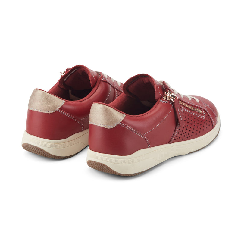 Netta Round Toe Casual Lace-up Sneakers