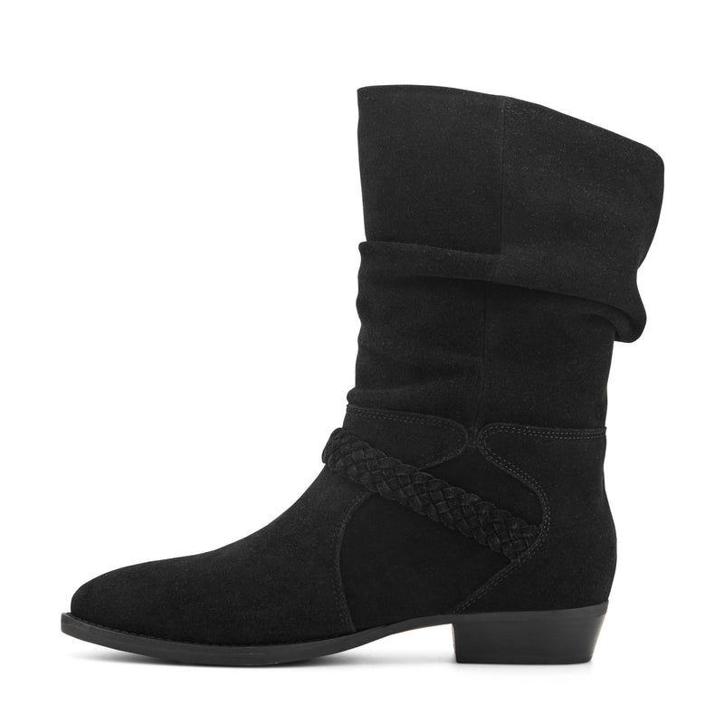 Printy Ruched Booties