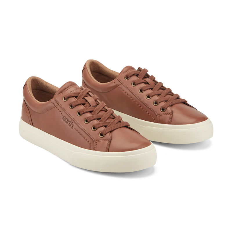 Dailey Leather Lace-Up Sneakers