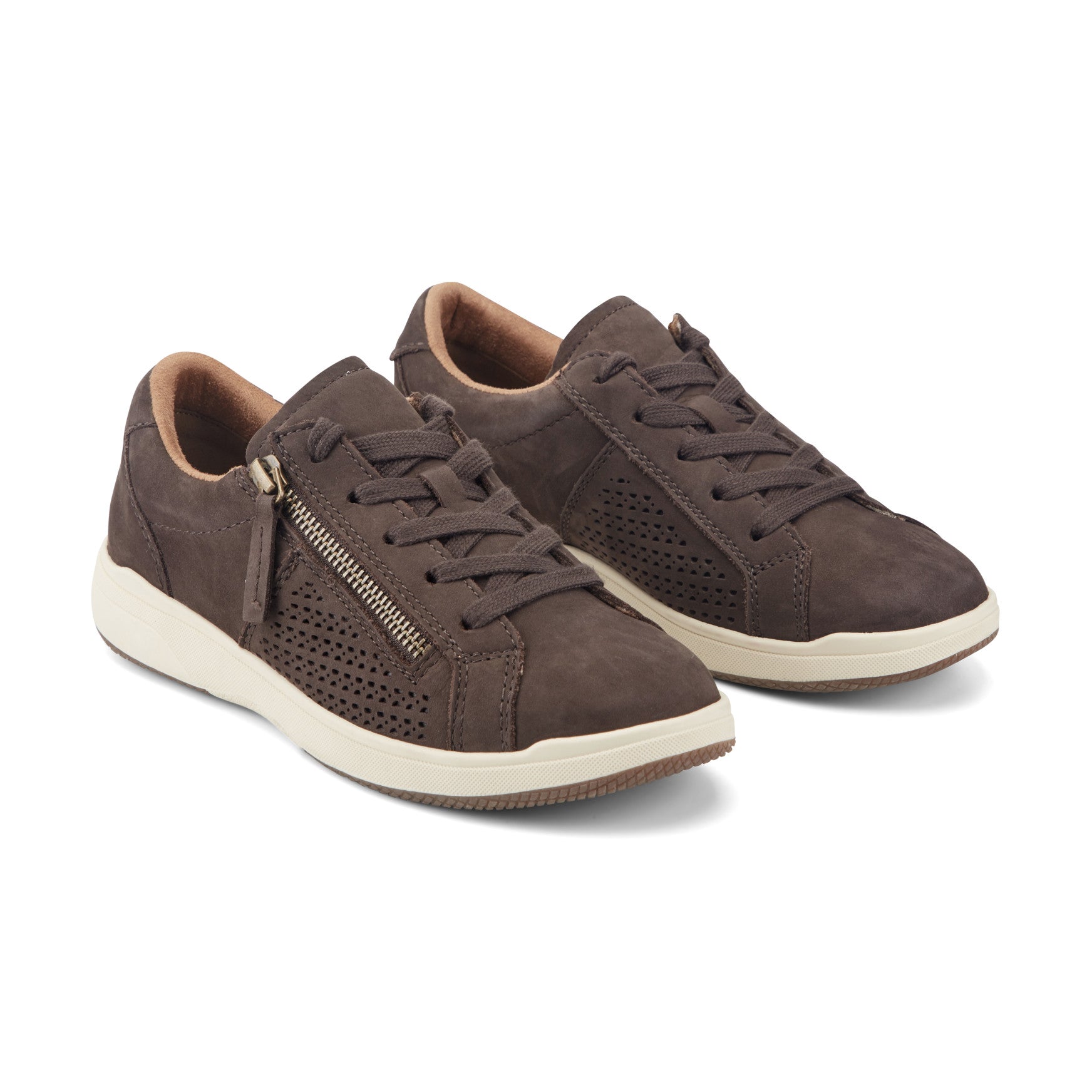 Netta Round Toe Casual Lace-up Sneakers